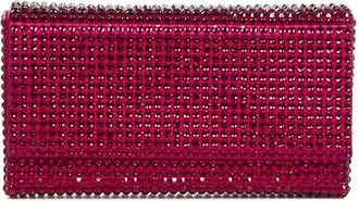 Amina Muaddi Super Amini Paloma Ruby Clutch
