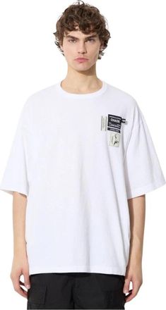 Undercover Name Collage Tee - Heren - T-shirts - Wit - M - Katoen - Tops