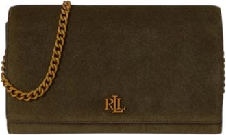 Ralph Lauren Adair II Medium Crossbody - Dames - Clutches - Groen - ONE Size - Leer - Tassen