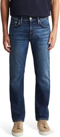 Mavi Zach Straight Leg Jeans in Deep Brushed Classic Vintage at Nordstrom, Size 30 X 32