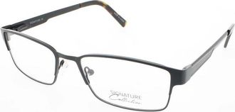 Signature Unisex Black Rectangular Eyeglass Frames Pn103Black53