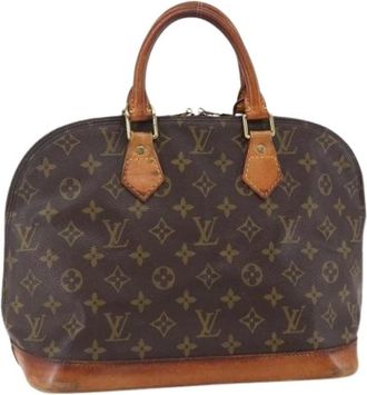 Louis Vuitton Pre-owned Handbags, female, Brown, Size: ONE SIZE Pre-owned Canvas Handbag