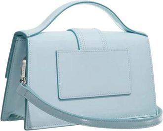Jacquemus Womens Pale Blue Leather Le Grand Bambino Handbag Light Bag