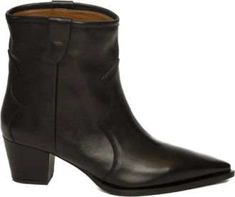 Albano Schoenen, Dames, Zwart, 40 EU, Leer, Texaanse Enkellaars