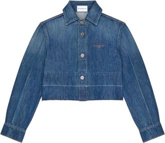 Givenchy Shirts - Dames - Spijkeroverhemden - Blauw - S - Denim - Overhemden