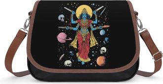 Generic Kali-Hindu Goddess Small Womens Crossbody Bags Shoulder Handbag with Adjustable Strap for Travel