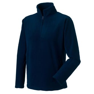 Russell Athletic Russell Heren Quarter Zip Fleece Top (Franse marine)