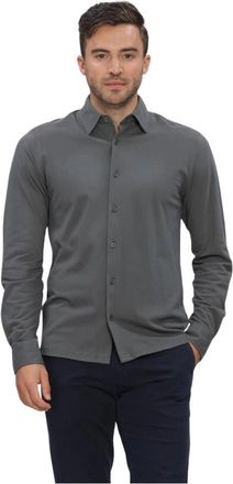 Dstrezzed Blaze Shirt - Heren - Casual Overhemden - Grijs - XL - Katoen - Overhemden