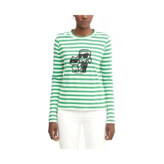 Karl Lagerfeld Donna, Top, Multicolore, M, new
