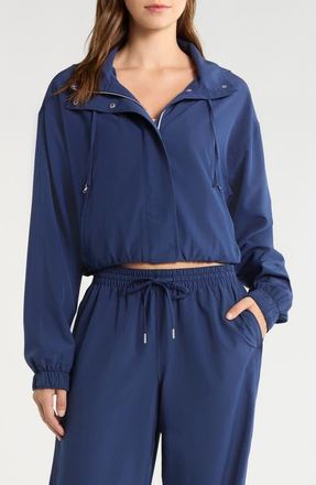 YEAR OF OURS Water Resistant Court Jacket in Midnight at Nordstrom, Size X-Small