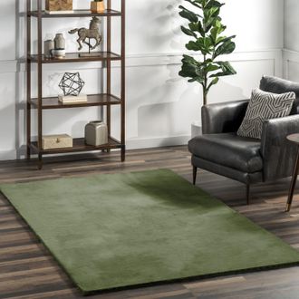 Rea Rea - Alfombra Rabbit Olive 140x200 Green
