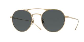 Oliver Peoples OV1309ST Reymont Polarized 5292P2 Mens Sunglasses Gold Size 49