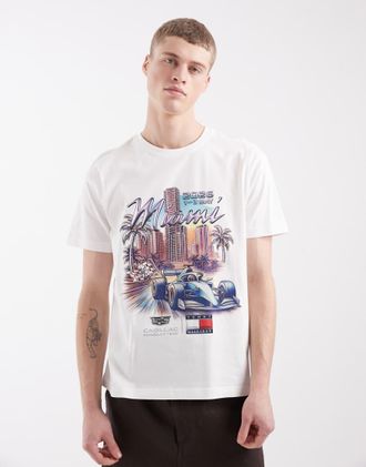 Tommy Hilfiger x Cadillac F1 - Miami - T-shirt bianca-Bianco