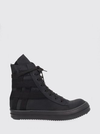 Rick Owens Rick Owens DRKSHDW Canvas High-Top Sneakers with Round Toe