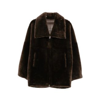 BLANCHA 26100-302 Querc Jacket - female - Blancha - Faux Fur & Shearling Jackets - Brown - 2XS - Jackets