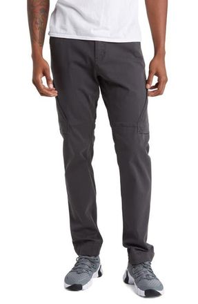 Duer Live Free Adventure Slim Water Repellent Pants in Charcoal at Nordstrom, Size 33 X 30