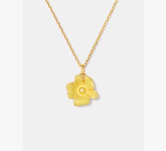 Kate Spade New York Golden Bloom Flower Pendant