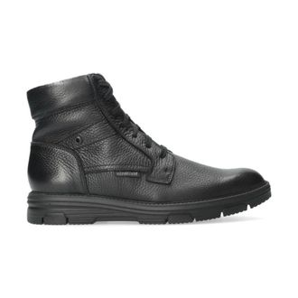 Mephisto Cameron Heren Enkellaars - Heren - Veterlaarzen - Zwart - 47 1/2 EU - Leer - Schoenen