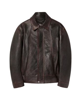 Golden Goose Prince Leather Bomber-Uomo