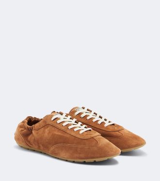 Saint Laurent Lewis suede sneakers