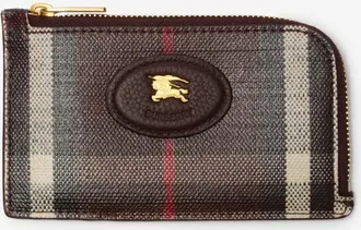 Burberry Highlands Zip Card Case