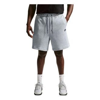 Nike Tech Fleece Shorts with Elastic Waistband - Heren - Sport - Grijs - Maat: L Fleece