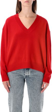 Anine Bing Lee Cashmere V-Neck Sweater