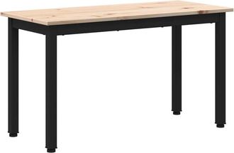 vidaXL Banco Natural 80 X 35 X 45 Cm Madera De Pino Macizo Vidaxl