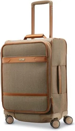 Hartmann Herringbone Deluxe Expandable 20 Carry On Spinner Luggage in Terracotta Herringbone at Nordstrom