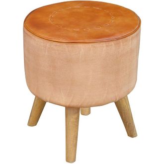 Wanderlust Deco Wanderlust Deco - Taburete Tapizado Marr&oacute;n 38x38x42