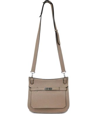 Herm&egrave;s 2010 28 Jypsiere taurillon clemence shoulder bag - Beige