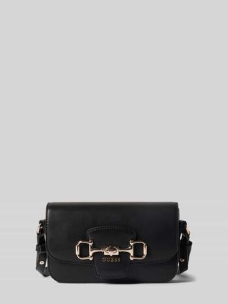 Guess Handtasche mit Label-Applikation Modell JANIE in Black, Gr&ouml;&szlig;e 1