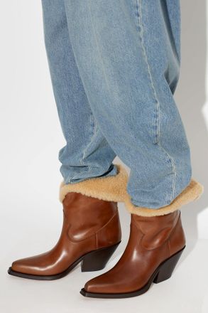 Chlo&eacute; Azelan Heeled Ankle Boots, Womens, Brown