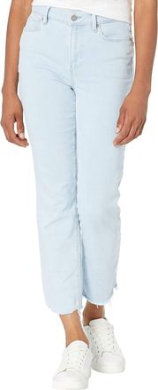 Paige Cindy High Rise Straight Crop Jeans In Kokomo With Live Hem