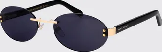 Marc Jacobs Occhiali da sole cat-eye ovali in metallo e acetato con lenti colorate