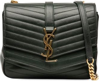 Saint Laurent Pre-owned Saint Laurent Small Chevron Lambskin Monogram Sulpice Bag Ladies YSL532662af-0518