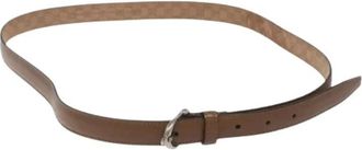 Gucci Pre-owned Vintage Leren Riem - Dames - Vintage Accessoires - Bruin - ONE Size - Leer - Vintage