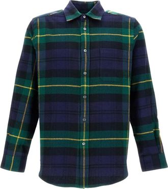 Portuguese Flannel Overhemden, Heren, Veelkleurig, L, Wol, Camicia Over