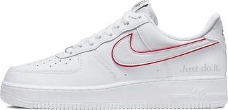 Nike Fitness, Heren, Wit, 42 1/2 EU, Leer, Air Force 1 Low Just Do It