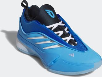 adidas Basketballschuh ADIDAS PERFORMANCE DAME 9, Gr. 38,5, weiss (blau burst, cloud wei&szlig;, aurora ink), Synthetik, Schuhe Basketballschuh