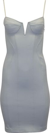 Alexander Wang Corset Bodycon Dress in Mint Polyamide