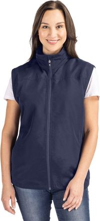 Cutter & Buck Charter Eco Recycled Full-Zip Womens Vest