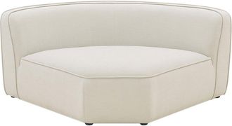 TOV Furniture Tov Furniture Travie Upcycled Linen Wedge Corner Chair