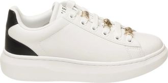 Guess Schoenen, Dames, Wit, 38 EU, Leer, Fionia Sneaker