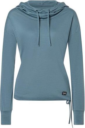 super.natural Funnel Hoodie Hoodie f&uuml;r Damen | grau/t&uuml;rkis