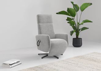 HOME AFFAIRE TV-Sessel »Rochelle, inkl. Kopfteilverstellung & 360° Drehfunktion« 1 Stk. tlg. wahlweise mit 2 Motoren, Akku & Aufstehhilfe