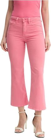 Pinko Britney Bootcut Jeans - Dames - Cropped Jeans - Roze - W28 - Katoen - Jeans