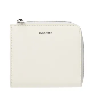 Jil Sander Leather Wallet - White