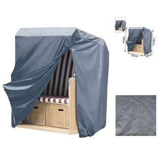 Woltu Woltu Copertura Per Mobili Set Arredo Da Giardino Esterno Pvc 260g/m&sup2; Antracite 165/135x125x90 Cm