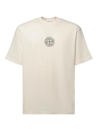 Stone Island Cotton T-Shirt With Logo